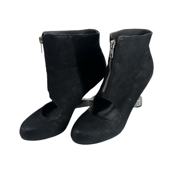 United Nude bootie Eamz Parka in black cut out futuristic art to wear sz 8.5 - Picture 10 of 14